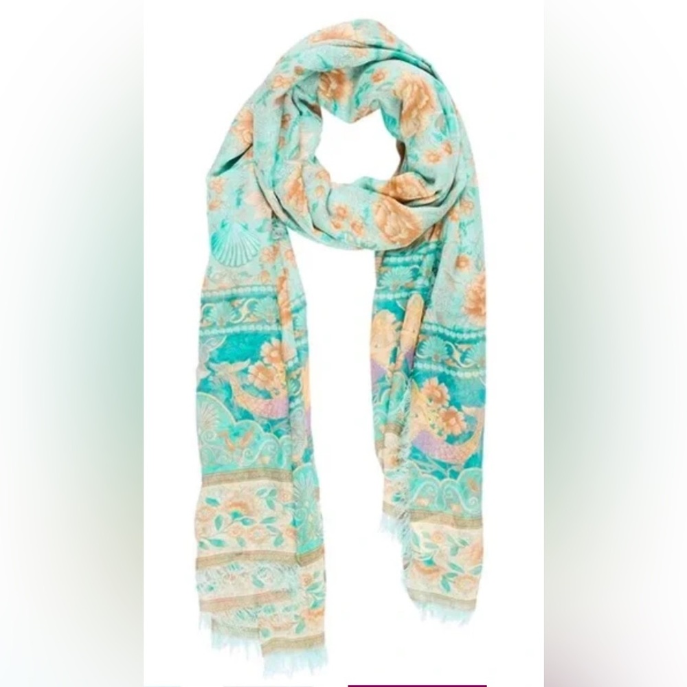 Spell Seashell Travel Scarf NWT - Picture 3 of 4